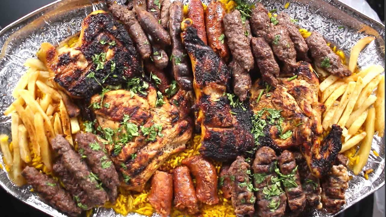 وجبة مشويات مشكلة